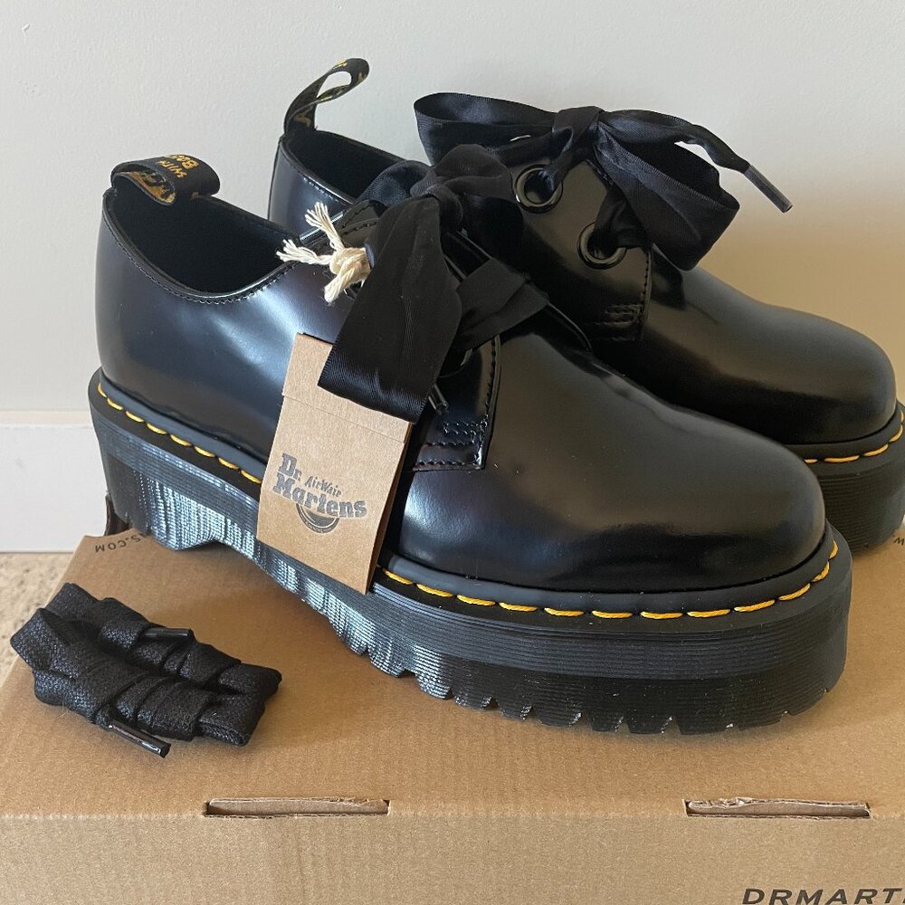 UNIQUE Dr. Martens HOLLY Leather Platform Shoes